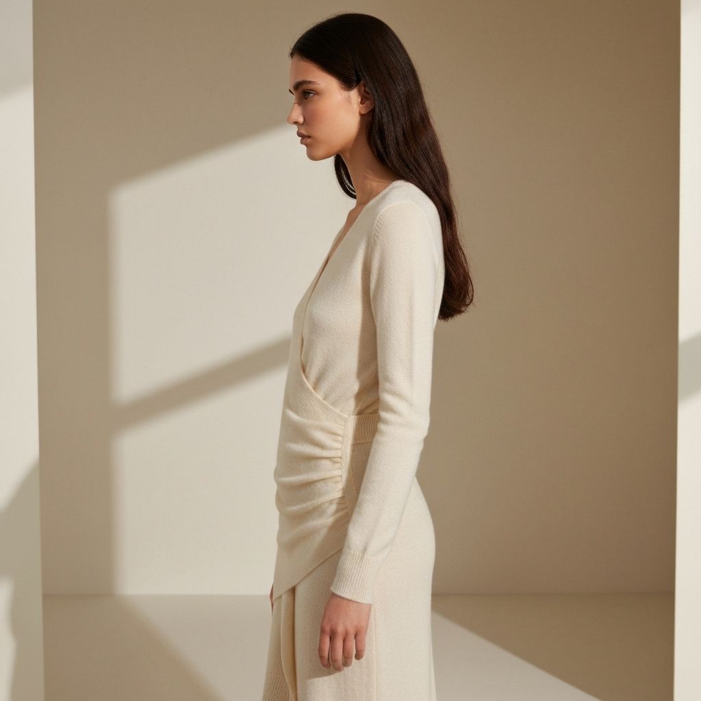 Cashmere Wrap Dress alternate view